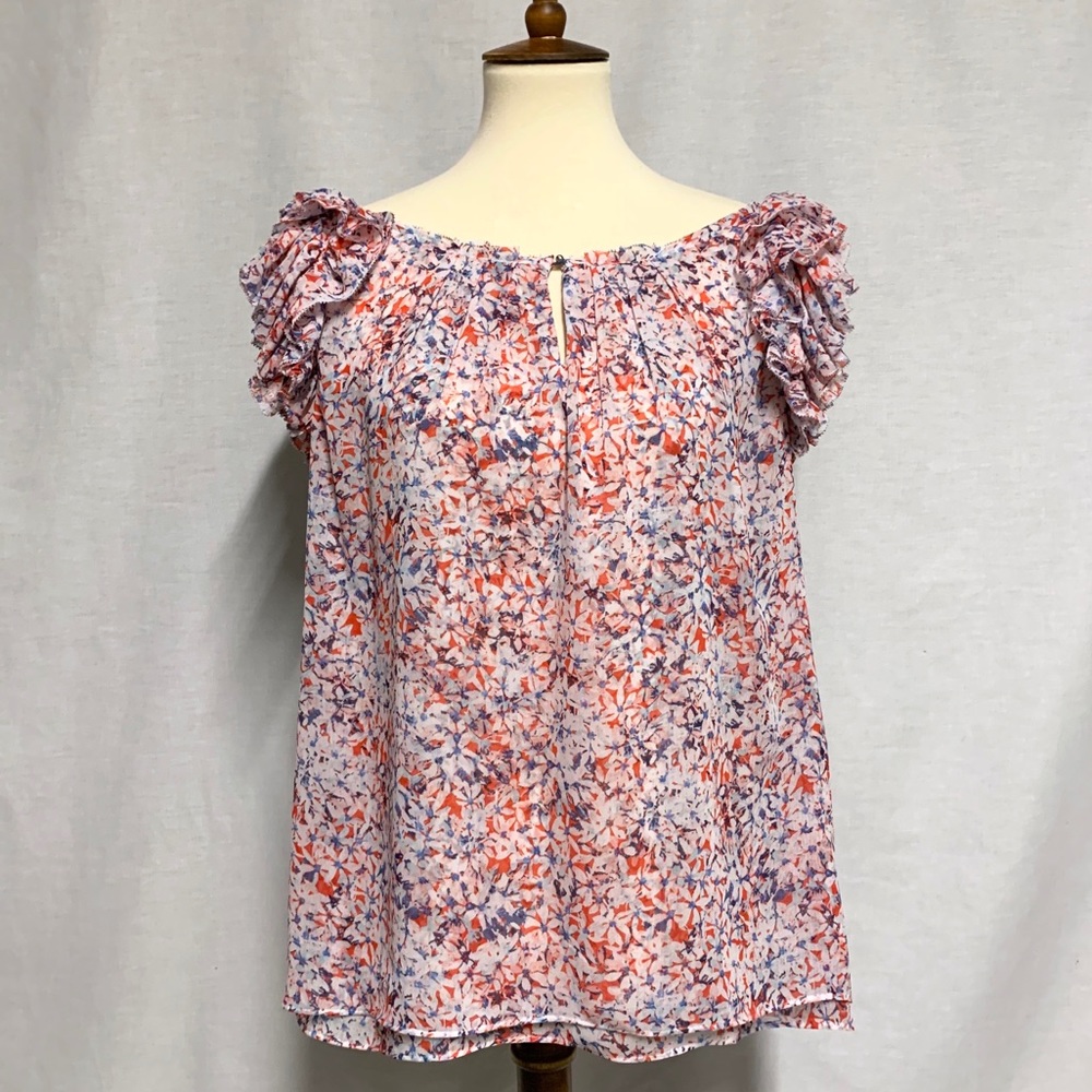 {Banana Republic} Ruffle sleeve blouse